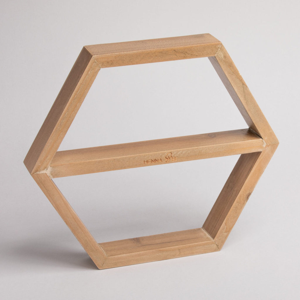 Large Hexagon Display Shelf - Shop Bee Pampered